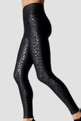 High Rise Full-Length Legging In Leopard Umiña Shine