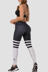 Compression Sock Stripes Leggings