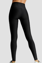 Luxurious Black Nature's Grace Fitness Leggings
