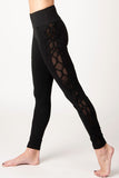 Hand Made Crisscross with Mesh Fitness Leggings