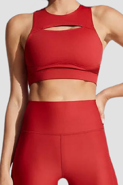 Too Adventurous Hollow Out Sports Bra - Fitness Clothing | DivatiseSW