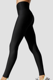 Luxurious Black Nature's Grace Fitness Leggings