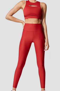 Energetic Burst High Waist Sports Bra